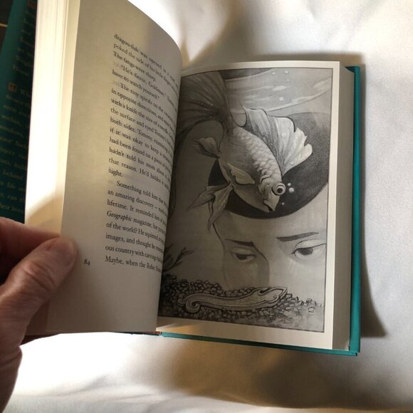 The Wright 3 Hardcover – by Blue Balliett  Author, Brett Helquist  Illustrator - Picture 3 of 4